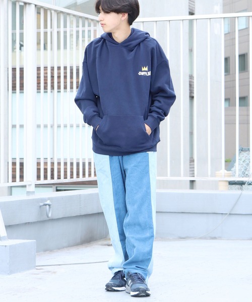 SUPPLIER Hoodie青　メンズ　パーカー　ストーリートファッション ROOPTOKYO（ループトウキョウ）の「SUPPLIER/サプライヤー DISCO