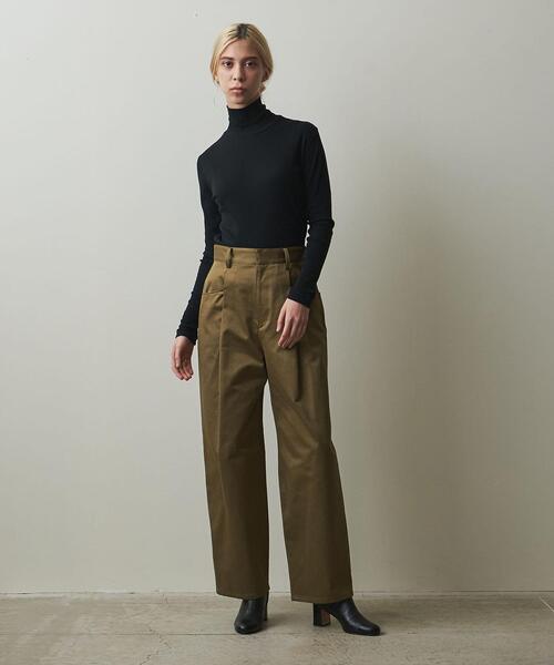 Steven Alan（スティーブンアラン）の「＜Steven Alan＞RIB LONG SLEEVE PULLOVER/カットソー◆（Tシャツ/カットソー・レディース・オフホワイト/ピンク/イエロー/ブラック/オレンジ・FREE）」の15枚目の写真