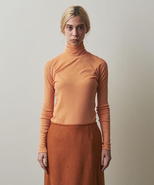 Steven Alan（スティーブンアラン）の「＜Steven Alan＞RIB LONG SLEEVE PULLOVER/カットソー◆（Tシャツ/カットソー・レディース・オフホワイト/ピンク/イエロー/ブラック/オレンジ・FREE）」の17枚目の写真