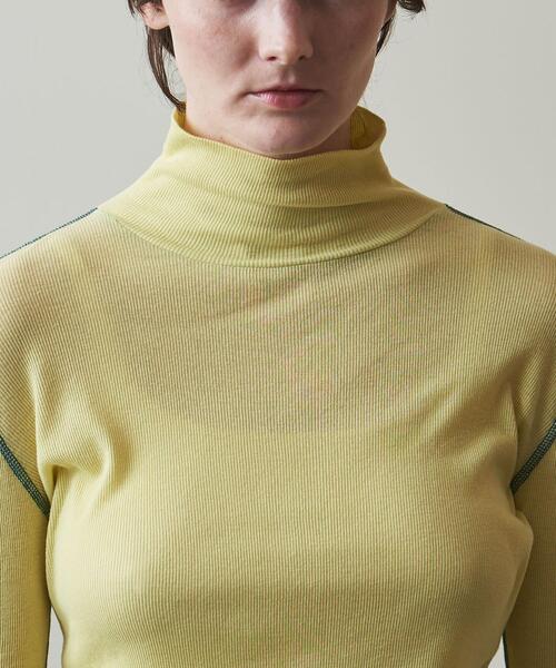 Steven Alan（スティーブンアラン）の「＜Steven Alan＞RIB LONG SLEEVE PULLOVER/カットソー◆（Tシャツ/カットソー・レディース・オフホワイト/ピンク/イエロー/ブラック/オレンジ・FREE）」の20枚目の写真