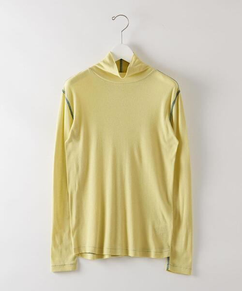 Steven Alan（スティーブンアラン）の「＜Steven Alan＞RIB LONG SLEEVE PULLOVER/カットソー◆（Tシャツ/カットソー・レディース・オフホワイト/ピンク/イエロー/ブラック/オレンジ・FREE）」の18枚目の写真