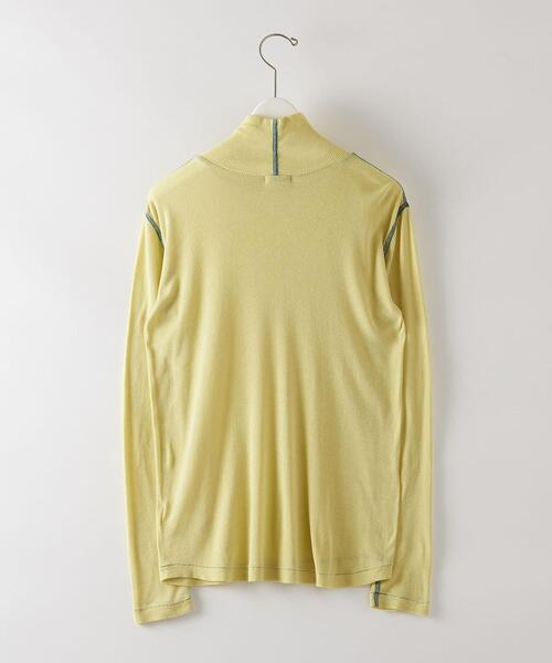 Steven Alan（スティーブンアラン）の「＜Steven Alan＞RIB LONG SLEEVE PULLOVER/カットソー◆（Tシャツ/カットソー・レディース・オフホワイト/ピンク/イエロー/ブラック/オレンジ・FREE）」の7枚目の写真