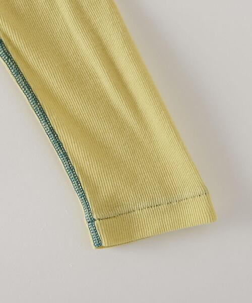 Steven Alan（スティーブンアラン）の「＜Steven Alan＞RIB LONG SLEEVE PULLOVER/カットソー◆（Tシャツ/カットソー・レディース・オフホワイト/ピンク/イエロー/ブラック/オレンジ・FREE）」の10枚目の写真