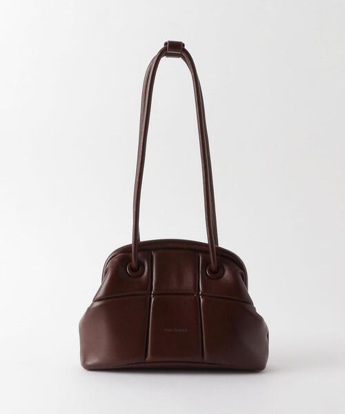 ADD CULUMN（アドカラム）の「＜ADD CULUMN＞パフ クラスプバッグ Ψ（ハンドバッグ・レディース・ブラック/ダークブラウン/オフホワイト/イエロー・FREE）」の4枚目の写真