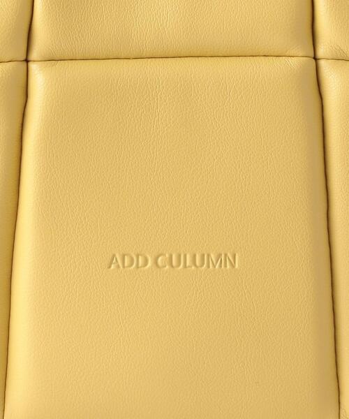 ADD CULUMN（アドカラム）の「＜ADD CULUMN＞パフ クラスプバッグ Ψ（ハンドバッグ・レディース・ブラック/ダークブラウン/オフホワイト/イエロー・FREE）」の9枚目の写真