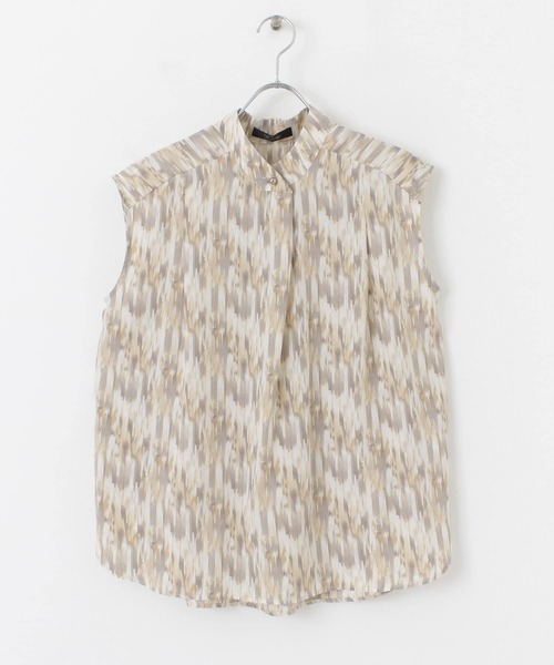 URBAN RESEARCH ROSSO WOMEN（アーバンリサーチ　ロッソ）の「マーブルプリントブラウス（シャツ/ブラウス・レディース・ベージュ/ブルー・FREE）」の14枚目の写真