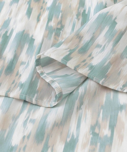 URBAN RESEARCH ROSSO WOMEN（アーバンリサーチ　ロッソ）の「マーブルプリントブラウス（シャツ/ブラウス・レディース・ベージュ/ブルー・FREE）」の18枚目の写真