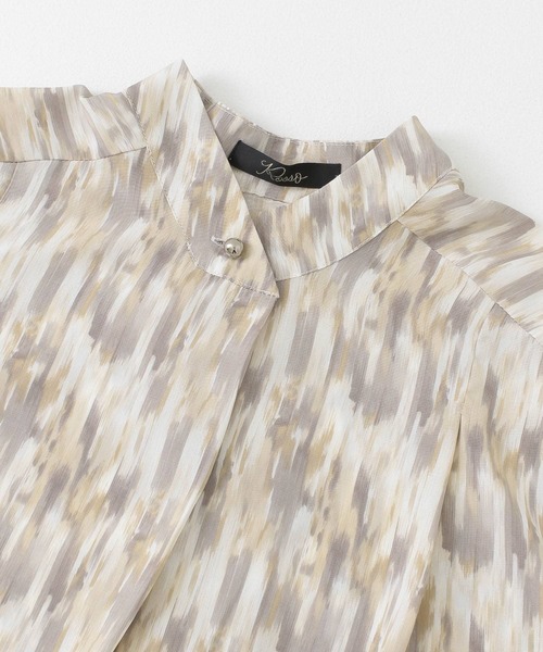 URBAN RESEARCH ROSSO WOMEN（アーバンリサーチ　ロッソ）の「マーブルプリントブラウス（シャツ/ブラウス・レディース・ベージュ/ブルー・FREE）」の19枚目の写真