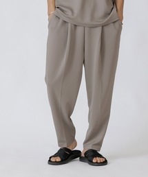 ADMIX/ATELIER SAB MEN | 【Bling Leads】ストレッチ シャイニー スムースポンチ ／ テーパード ワイドパンツ(スラックス)