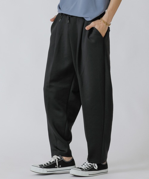 ADMIX/ATELIER SAB MEN(アドミックスアトリエサブメン)の「【Bling Leads】ストレッチ シャイニー スムースポンチ / テーパード ワイドパンツ(スラックス・メンズ・ブラック/グレイッシュベージュ/グレイッシュブルー・48/50)」の19枚目の写真