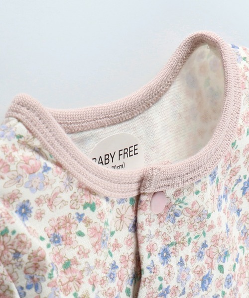 BRANSHES（ブランシェス）の「小花柄2WAYオール（ロンパース・キッズ・ピンク・フリー）」の9枚目の写真