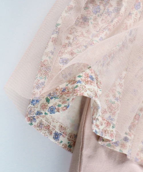 BRANSHES（ブランシェス）の「小花柄2WAYオール（ロンパース・キッズ・ピンク・フリー）」の6枚目の写真