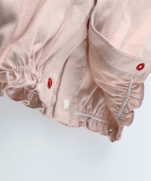 BRANSHES（ブランシェス）の「小花柄2WAYオール（ロンパース・キッズ・ピンク・フリー）」の3枚目の写真