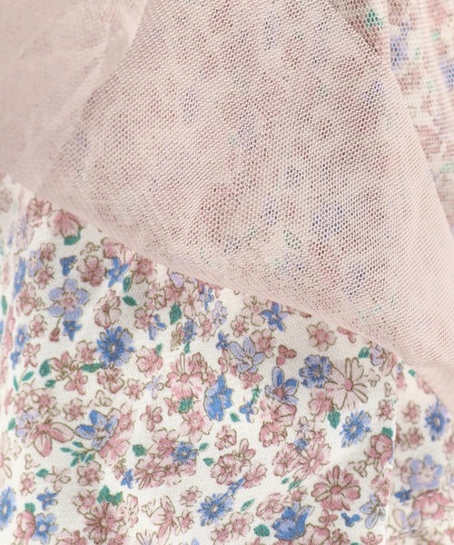 BRANSHES（ブランシェス）の「小花柄2WAYオール（ロンパース・キッズ・ピンク・フリー）」の8枚目の写真