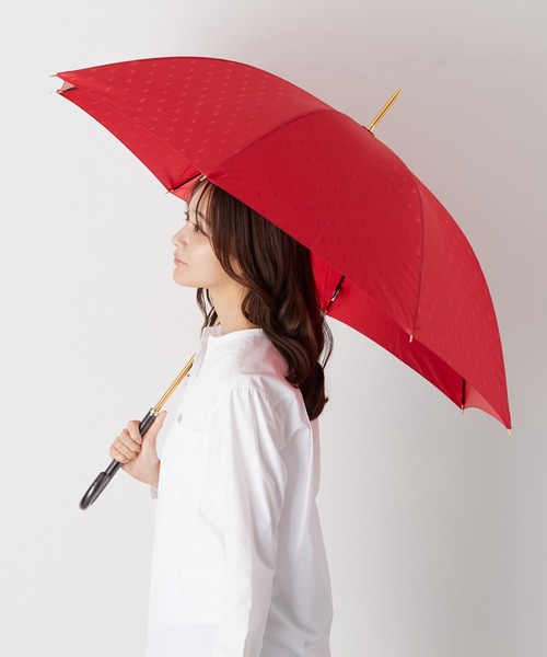 POLO RALPH LAUREN(ポロ ラルフ ローレン)の「長傘 雨傘 日本製 ”ポロポニー ジャガード”(長傘・レディース・レッド/オフホワイト/クリアレッド/ベビーピンク/サーモンピンク/ブルー系その他/ミント/ブラック・FREE)」の19枚目の写真