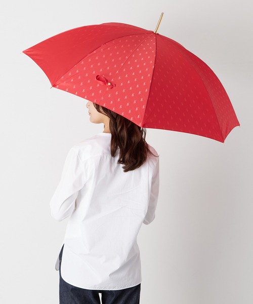 POLO RALPH LAUREN(ポロ ラルフ ローレン)の「長傘 雨傘 日本製 ”ポロポニー ジャガード”(長傘・レディース・レッド/オフホワイト/クリアレッド/ベビーピンク/サーモンピンク/ブルー系その他/ミント/ブラック・FREE)」の20枚目の写真