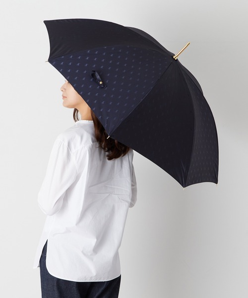 POLO RALPH LAUREN(ポロ ラルフ ローレン)の「長傘 雨傘 日本製 ”ポロポニー ジャガード”(長傘・レディース・レッド/オフホワイト/クリアレッド/ベビーピンク/サーモンピンク/ブルー系その他/ミント/ブラック・FREE)」の14枚目の写真