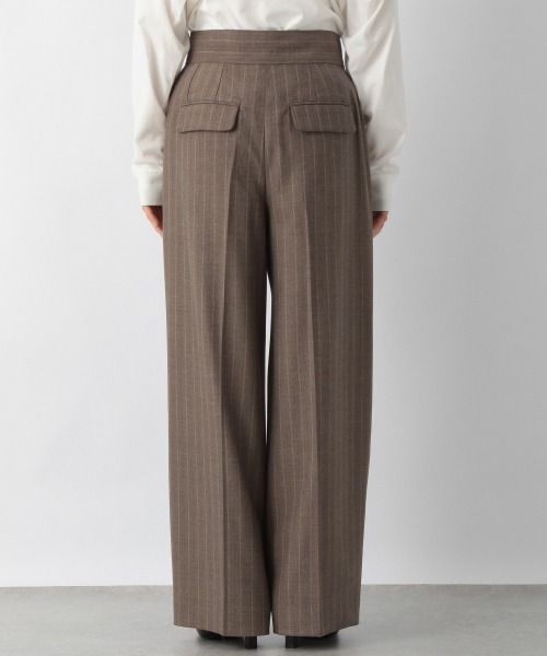 LOWRYS FARM（ローリーズファーム）の「ハイウエストワイドパンツ　214873（デニムパンツ・レディース・ブラウン/グレー・LARGE/MEDIUM）」の6枚目の写真