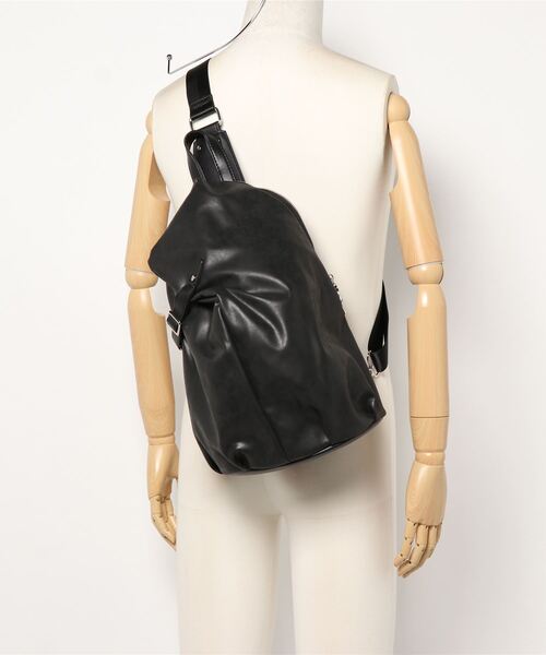 semantic design（セマンティックデザイン）の「セマンティックデザイン/semantic design 変形 ボディーバッグ（ボディバッグ/ウエストポーチ・メンズ・ブラック/ベージュ・FREE）」の5枚目の写真