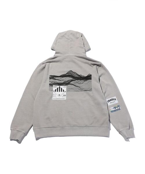 STAMPD(スタンプド)の「<STAMPD> EMPTY WAVE HOOD/パーカー(パーカー・メンズ・グレー・M/L/XL)」の11枚目の写真