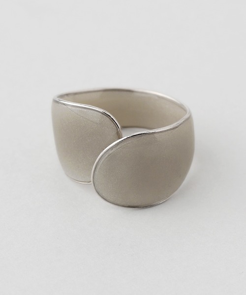 ANEMONE（アネモネ）の「シックカラーボリュームリング（リング・レディース・ブルー/ライトグレー/パープル・FREE）」の10枚目の写真