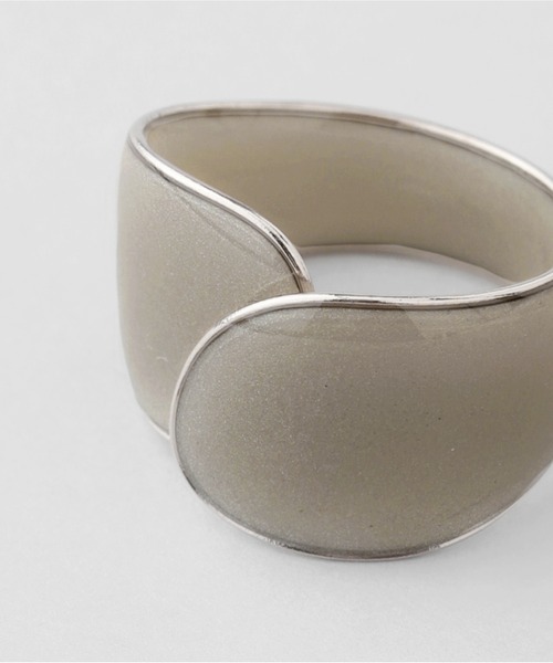 ANEMONE（アネモネ）の「シックカラーボリュームリング（リング・レディース・ブルー/ライトグレー/パープル・FREE）」の9枚目の写真