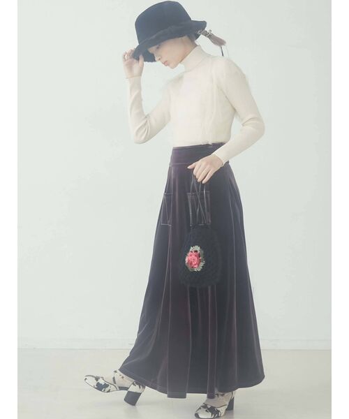 merry jenny（メリージェニー）の「eco fur hat（ハット・レディース・ブラック/カーキ・FREE）」の12枚目の写真