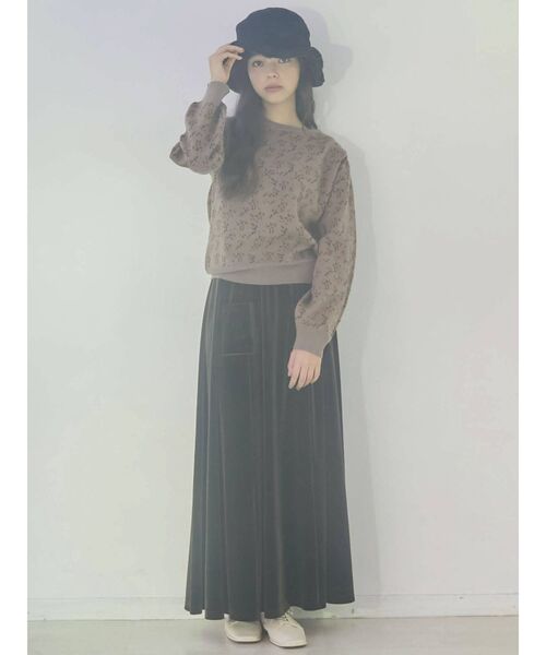 merry jenny（メリージェニー）の「eco fur hat（ハット・レディース・ブラック/カーキ・FREE）」の8枚目の写真