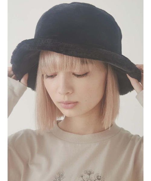 merry jenny（メリージェニー）の「eco fur hat（ハット・レディース・ブラック/カーキ・FREE）」の18枚目の写真