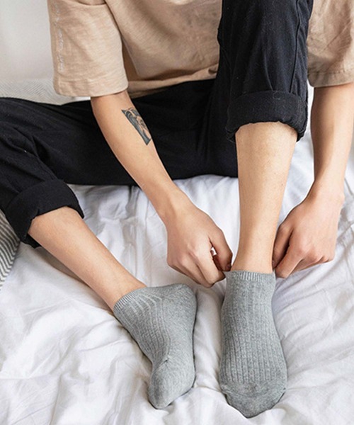 「kakko」（カッコ）の「メンズ １weekロゴ スニーカーソックス 7足セット（ソックス/靴下・メンズ・マルチ・FREE）」の11枚目の写真