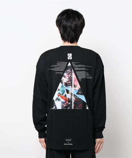 A4A（エーフォーエー）の「A4A/エーフォーエー/TRIANGLE LST（Tシャツ/カットソー・メンズ・ホワイト/ブラック・FREE）」の3枚目の写真