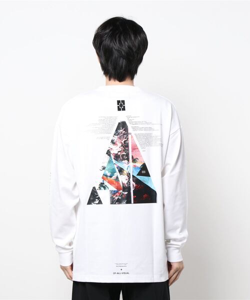 A4A（エーフォーエー）の「A4A/エーフォーエー/TRIANGLE LST（Tシャツ/カットソー・メンズ・ホワイト/ブラック・FREE）」の4枚目の写真