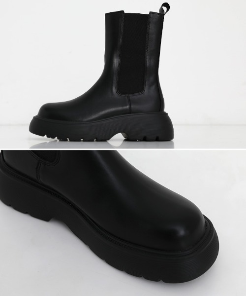 select MOCA（セレクトモカ）の「【サイズ展開あり】サイドゴアブーツ（ブーツ・レディース・ブラック/ブラウン/アイボリー・SMALL/MEDIUM/LARGE）」の15枚目の写真