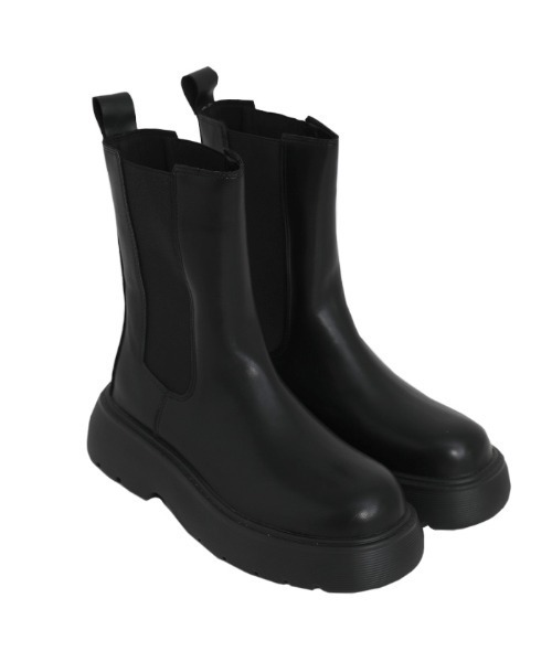 select MOCA（セレクトモカ）の「【サイズ展開あり】サイドゴアブーツ（ブーツ・レディース・ブラック/ブラウン/アイボリー・SMALL/MEDIUM/LARGE）」の12枚目の写真