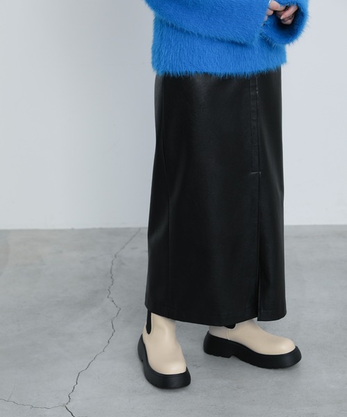 select MOCA（セレクトモカ）の「【サイズ展開あり】サイドゴアブーツ（ブーツ・レディース・ブラック/ブラウン/アイボリー・SMALL/MEDIUM/LARGE）」の10枚目の写真