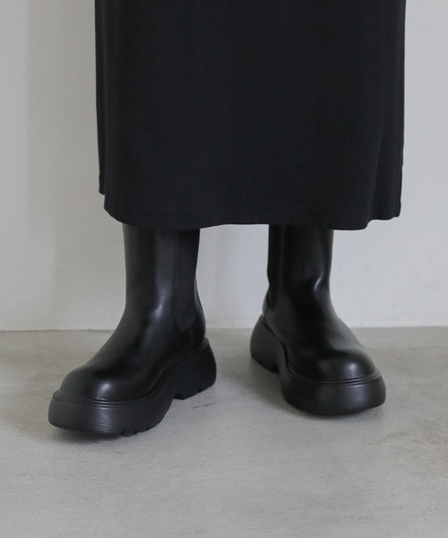 select MOCA（セレクトモカ）の「【サイズ展開あり】サイドゴアブーツ（ブーツ・レディース・ブラック/ブラウン/アイボリー・SMALL/MEDIUM/LARGE）」の21枚目の写真