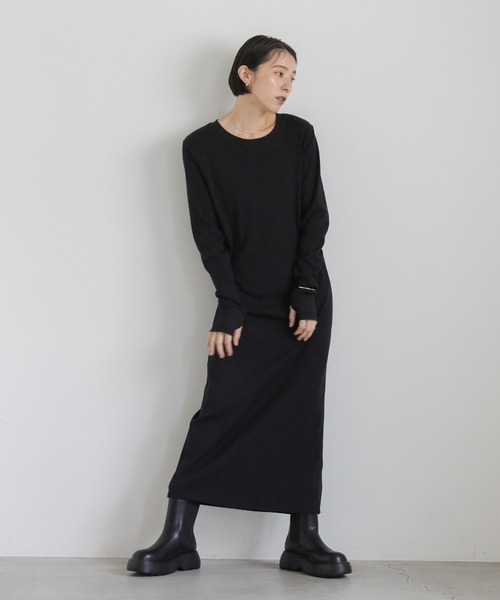 select MOCA（セレクトモカ）の「【サイズ展開あり】サイドゴアブーツ（ブーツ・レディース・ブラック/ブラウン/アイボリー・SMALL/MEDIUM/LARGE）」の19枚目の写真