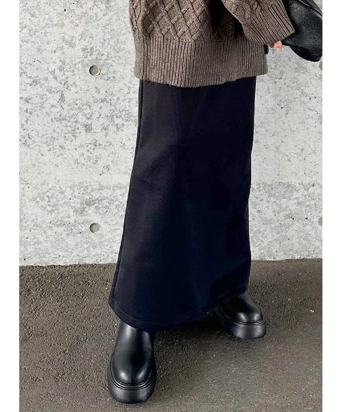 select MOCA（セレクトモカ）の「【サイズ展開あり】サイドゴアブーツ（ブーツ・レディース・ブラック/ブラウン/アイボリー・SMALL/MEDIUM/LARGE）」の18枚目の写真