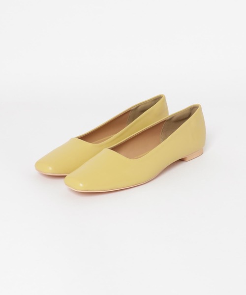 URBAN RESEARCH Sonny Label（アーバンリサーチサニーレーベル）の「スクエアトゥフラットパンプス（パンプス・レディース・ブラック/イエロー/グレー系その他・23/24/23.5）」の9枚目の写真