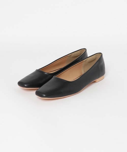 URBAN RESEARCH Sonny Label（アーバンリサーチサニーレーベル）の「スクエアトゥフラットパンプス（パンプス・レディース・ブラック/イエロー/グレー系その他・23/24/23.5）」の11枚目の写真