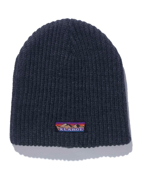 XLARGE(エクストララージ)の「MOUNTAIN LOGO BEANIE(ニットキャップ/ビーニー・メンズ・アッシュ/ブラック/マスタード/チャコール・ONE SIZE)」の9枚目の写真