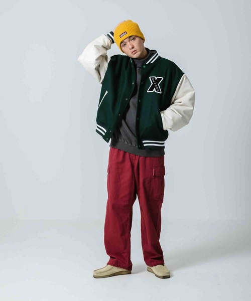 XLARGE(エクストララージ)の「MOUNTAIN LOGO BEANIE(ニットキャップ/ビーニー・メンズ・アッシュ/ブラック/マスタード/チャコール・ONE SIZE)」の13枚目の写真