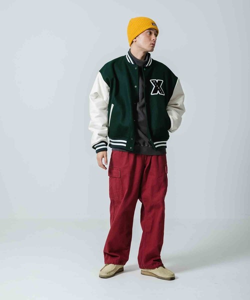 XLARGE(エクストララージ)の「MOUNTAIN LOGO BEANIE(ニットキャップ/ビーニー・メンズ・アッシュ/ブラック/マスタード/チャコール・ONE SIZE)」の14枚目の写真