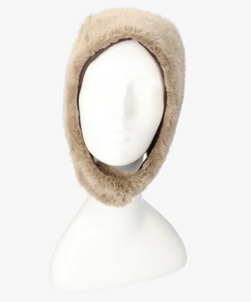 arth（アース）の「arth Soft Mouton Hood（ハット・レディース・ベージュ/ライトベージュ・57cm）」の6枚目の写真