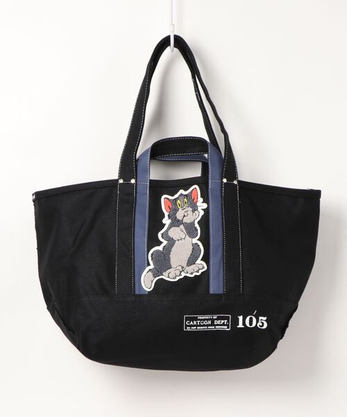 Tom&Jerry(トムアンドジェリー)の「TOM&JERRY×Flapperサガラワッペンキャンバストート(トートバッグ・レディース・ブラック/アイボリー・FREE)」の15枚目の写真