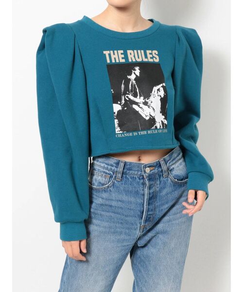 jouetie（ジュエティ）の「タックスリーブプルオーバー（スウェット・レディース・ブラック/ブルー/ベージュ・MEDIUM）」の10枚目の写真