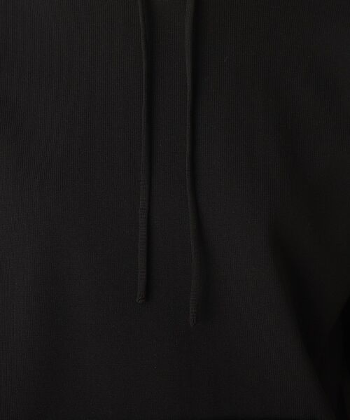 SOUP（スープ）の「◆スウェットライクフーディーニット（パーカー・レディース・ブラック/サンドベージュ/ピンク系・11/09）」の13枚目の写真