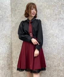 プリーツミドルスカート