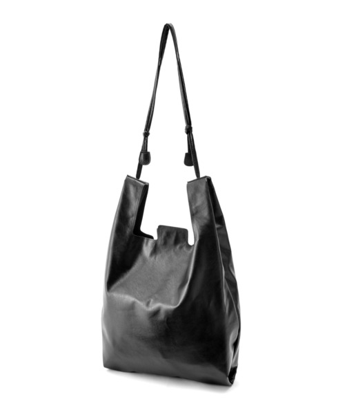DEVICE+(デバイスプラス)の「DEVICE+ フェイクレザー シンプル ショッパー トート ショルダーバッグ(ショルダーバッグ・レディース・ブラック・FREE)」の21枚目の写真