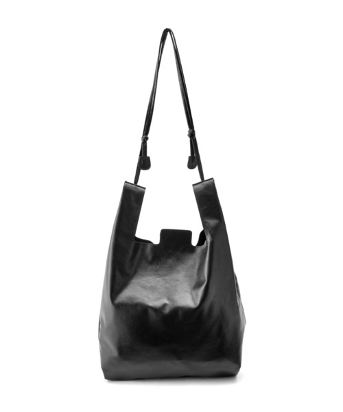 DEVICE+(デバイスプラス)の「DEVICE+ フェイクレザー シンプル ショッパー トート ショルダーバッグ(ショルダーバッグ・レディース・ブラック・FREE)」の13枚目の写真